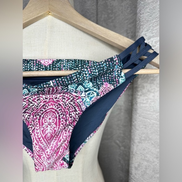 NEW Lucky Brand Women’s Multicolored Boho Paisley Print Bikini Set Sz S - Picture 7 of 12